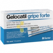 GELOCATIL GRIPE FORTE CON FENILEFRINA GRANULADO PARA SOLUCION ORAL 10 sobres