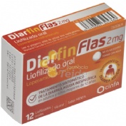 DIARFIN FLAS 2 MG LIOFILIZADO ORAL, 12 liofilizados