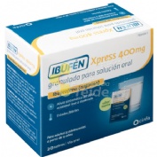 IBUFÉN XPRESS 400 MG GRANULADO PARA SOLUCIÓN ORAL, 20 sobres