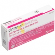 CINFAMAR INFANTIL 25 mg COMPRIMIDOS RECUBIERTOS , 10 comprimidos
