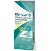RHINOSPRAY 1,18 mg/ ml SOLUCION PARA PULVERIZACION NASAL , 1 envase pulverizador de 12 ml