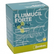 FLUIMUCIL FORTE 600 mg COMPRIMIDOS EFERVESCENTES , 20 comprimidos