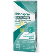 RHINOSPRAY EUCALIPTUS 1,18 mg/ ml SOLUCION PARA PULVERIZACION NASAL , 1 envase pulverizador de 10 ml