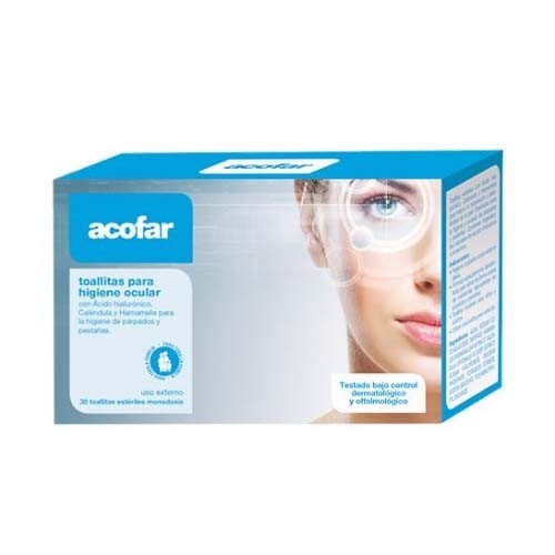 Acofarma nesira toallitas para higiene ocular 30