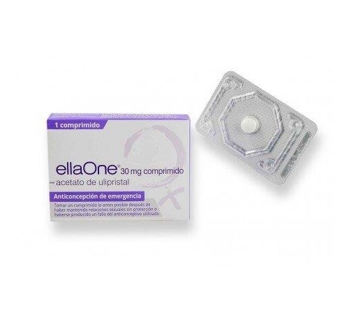 ELLAONE 30 MG COMPRIMIDO RECUBIERTO CON PELICULA, 1 comprimido
