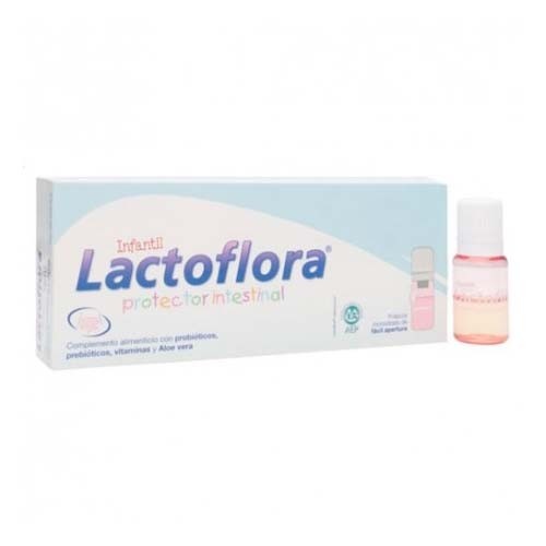 Lactoflora protector intestinal infantil  10 viales 7 ml sabor fresa