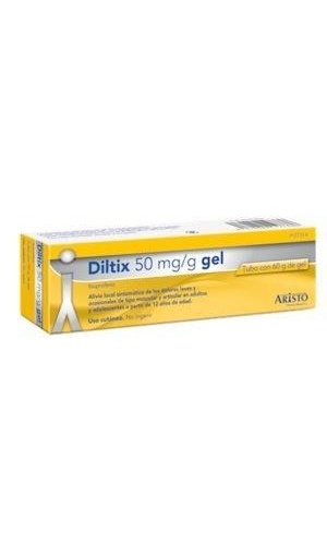 DILTIX 50 mg/g GEL , 1 tubo de 60 g