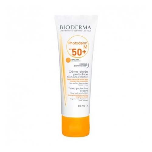 Photoderm m spf 50+ crema color - bioderma (1 envase 40 ml color dorado)