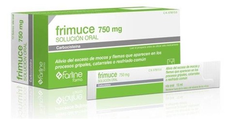 FRIMUCE 750 mg SOLUCION ORAL, 12 sobres