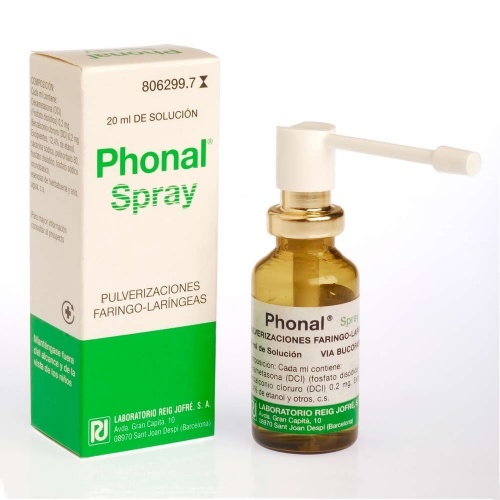 PHONAL PULVERIZACIONES, 1 frasco de 20 ml