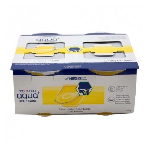 Resource aqua + gelificada (125 g  4 tarrinas limon)
