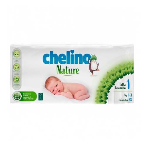 Pañal infantil - chelino nature (t - 1 28 u)