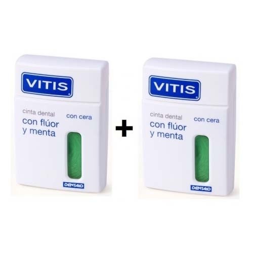 Vitis seda dental con fluor y menta  50 m 2 unidades