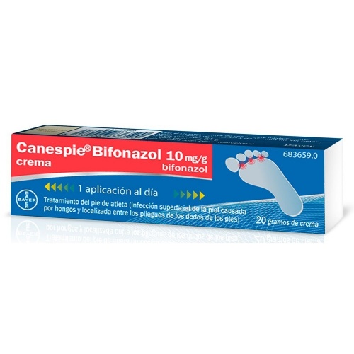 CANESPIE BIFONAZOL 10 mg/g CREMA , 1 tubo de 20 g