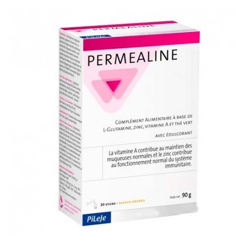 Permealine  20 sticks sabor naranja