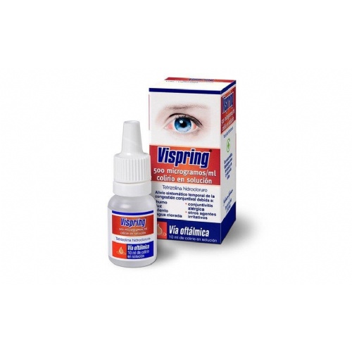 VISPRING 500 MICROGRAMOS/ML COLIRIO EN SOLUCION, 1 frasco de 10 ml