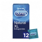 Durex natural xl - preservativos (12 unidades)