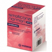 SIMETICONA NORMON 40 MG COMPRIMIDOS MASTICABLES , 100 comprimidos