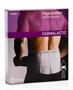 Faja lumbosacra corta - farmalastic (1 unidad talla grande/extra grande color gris)
