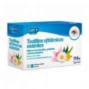 Care+ toallitas oftalmicas esteriles  30 toallitas