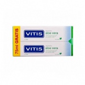 Vitis aloe vera pasta dentifrica (2 envases 150 ml sabor menta)