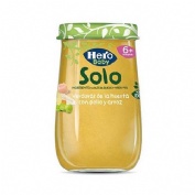 Hero baby solo verduras con pollo y arroz (1 envase 190 g)