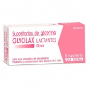 GLYCILAX LACTANTES SUPOSITORIOS , 10 supositorios