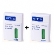 Vitis seda dental con fluor y menta  50 m 2 unidades